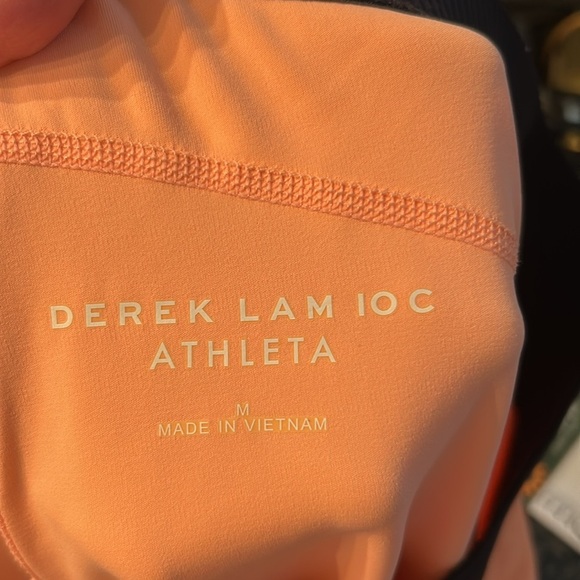 Athleta Derek Lam Peach Mesh Capri Leggings - Picture 5 of 5